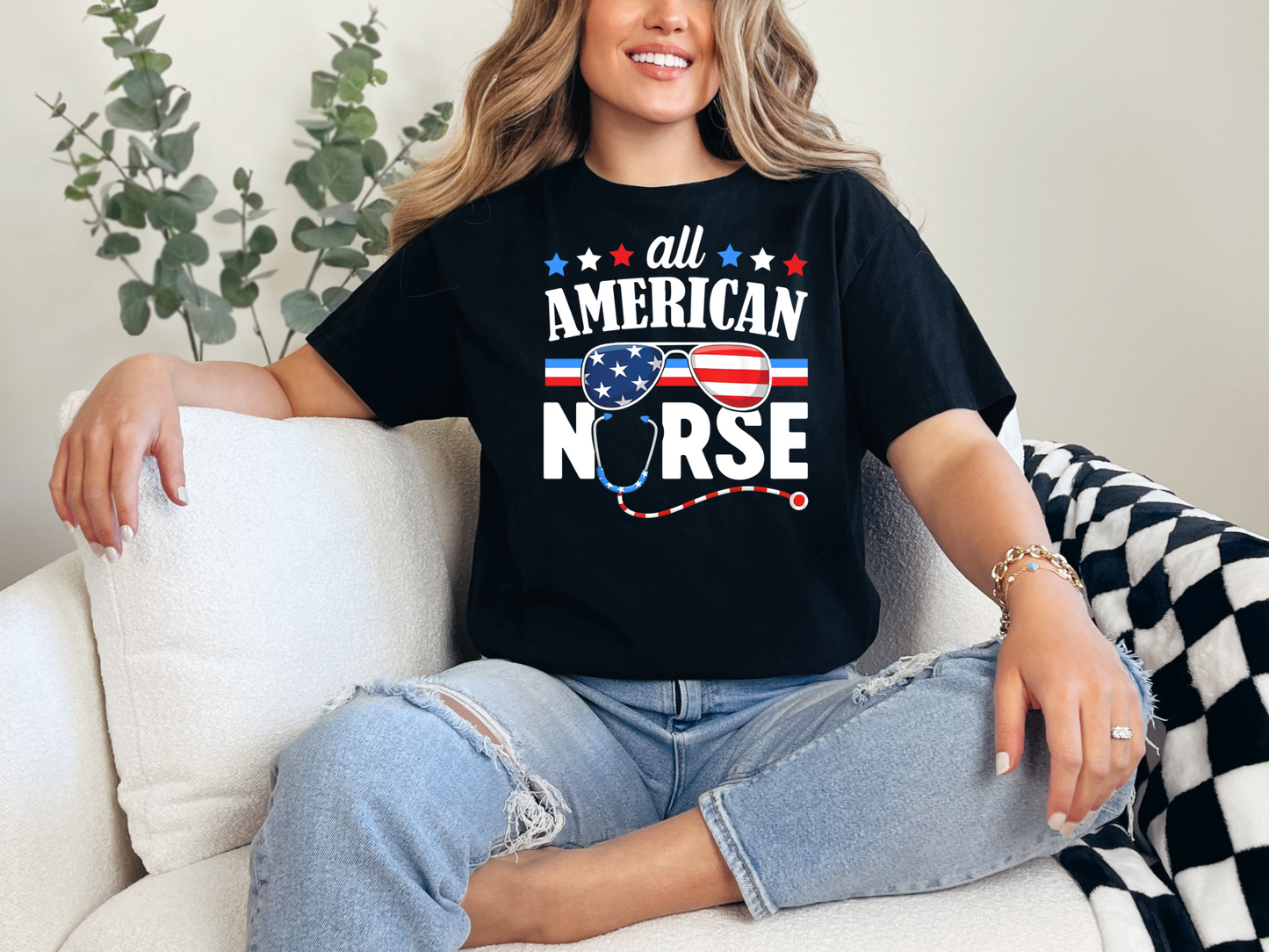 All Americal Nurse - Graphic tees