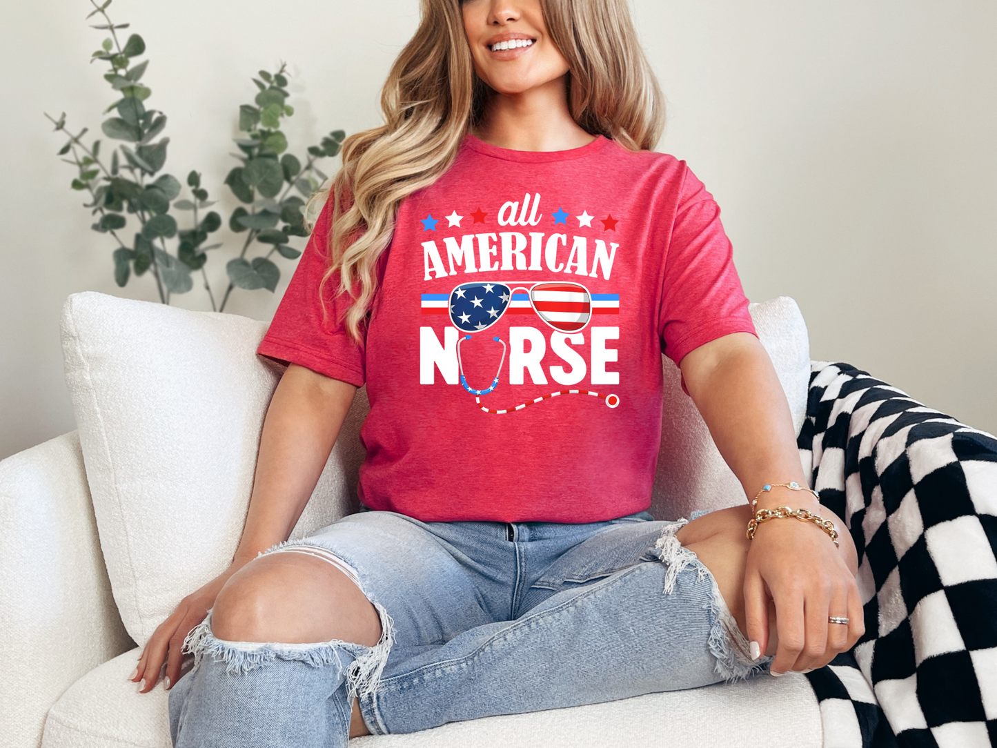 All Americal Nurse - Graphic tees