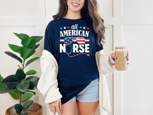 All Americal Nurse - Graphic tees