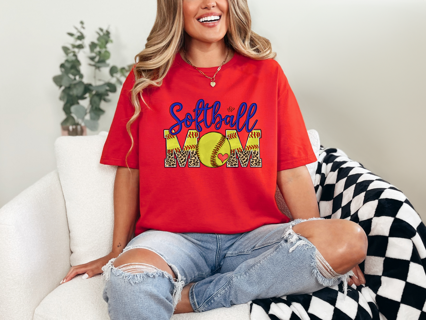 Softball Mom graphic tees